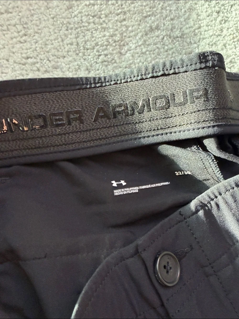 Under Armour Black Men’s Golf Pants 32x30 - Picture 2 of 2